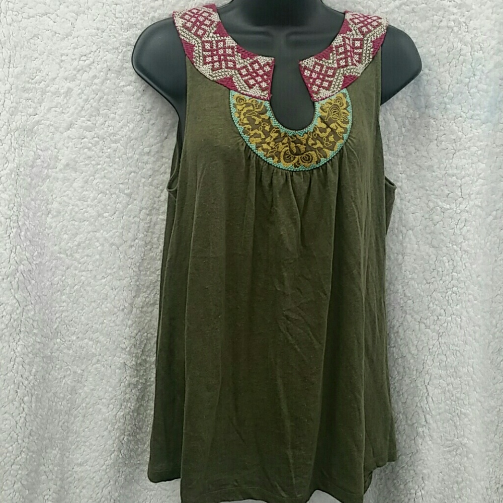 Anthropologie Meadow Rue sleeveless top